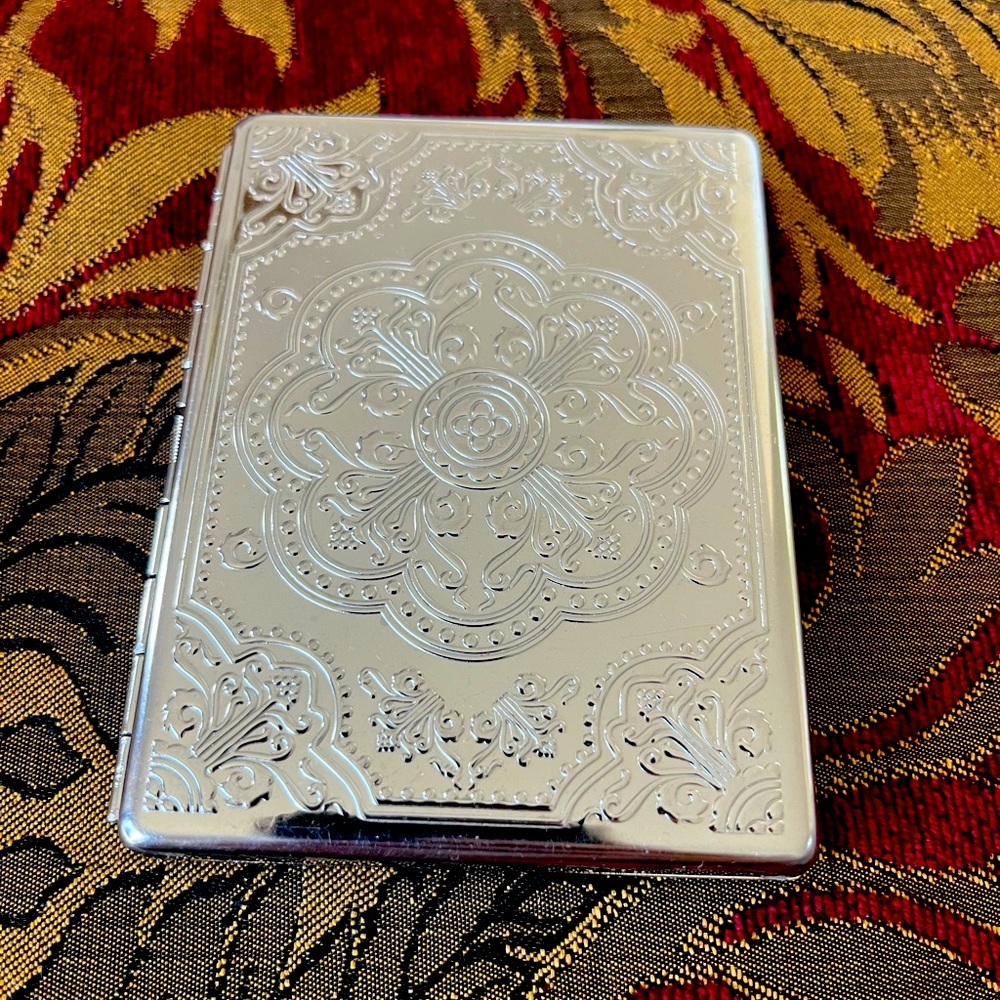 Vintage metal card case